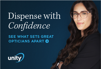 Dispense with confidence. See what sets great opticians apart with Unity.